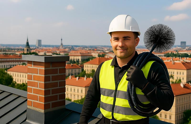 Služba Frézování a vložkování komínů